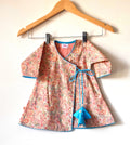Paisley Print Angrakha Dress