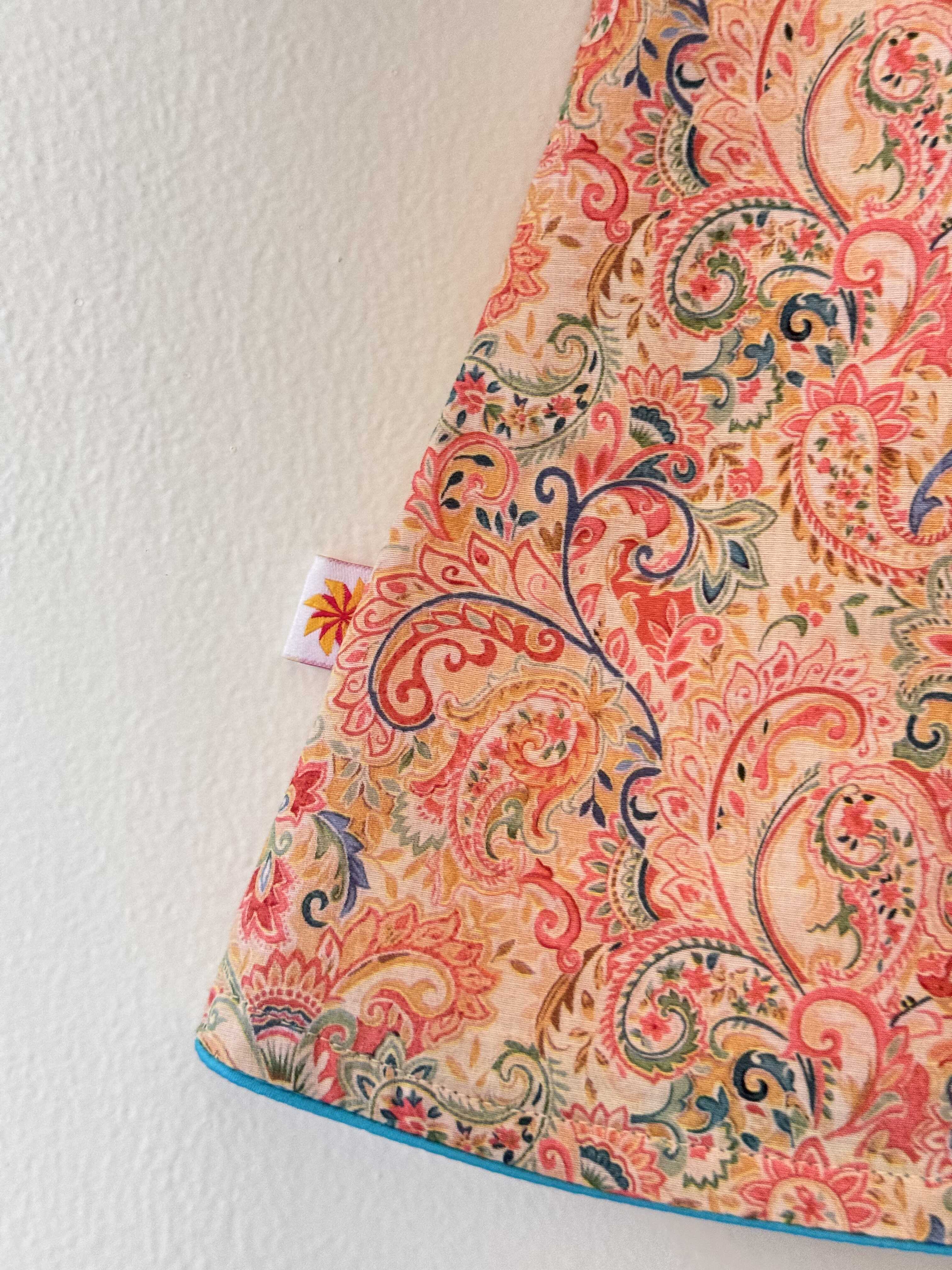 Paisley Print Angrakha Dress