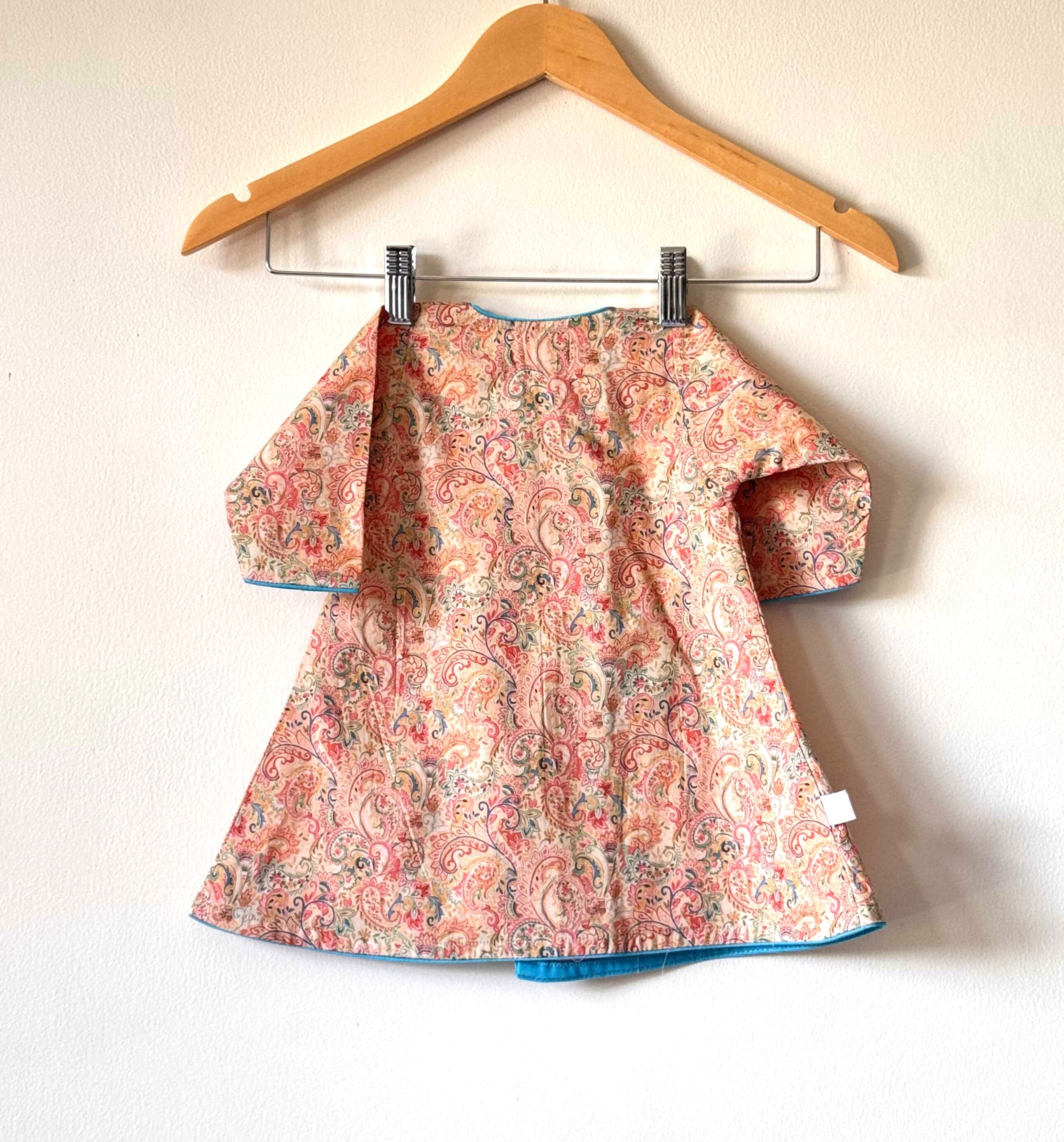 Paisley Print Angrakha Dress