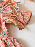 Baby Girl Paisley Puffed Sleeve Dress