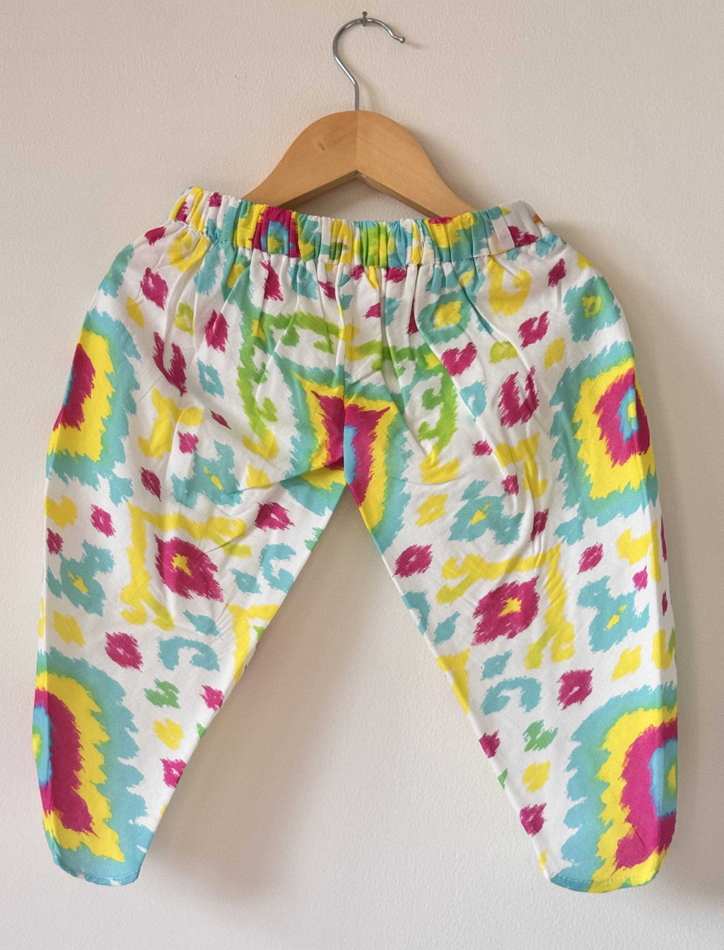 Multi-Colour Tie-Dye Dhoti Set