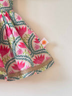 Baby Girl Floral printed Dhoti Set
