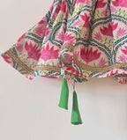 Baby Girl Floral printed Dhoti Set