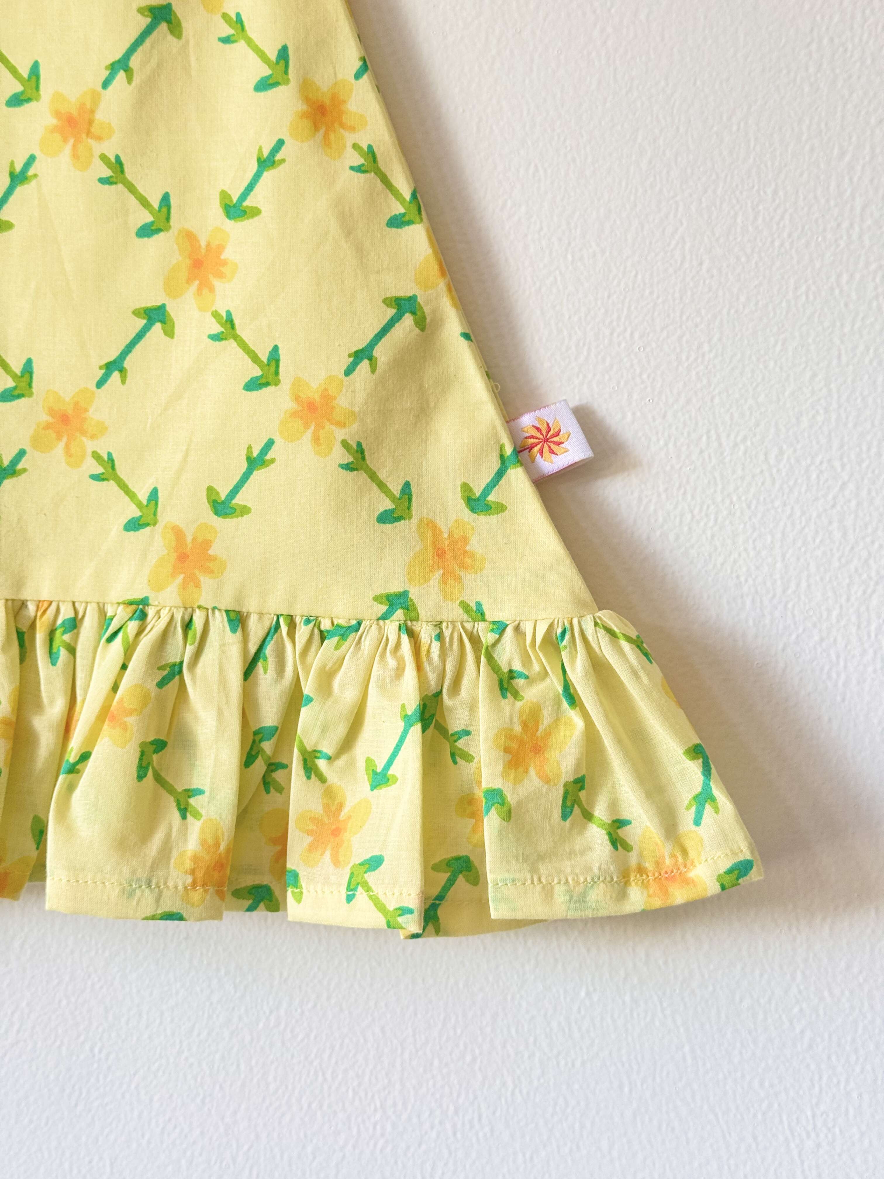 Sunshine A-Line Floral Print Dress