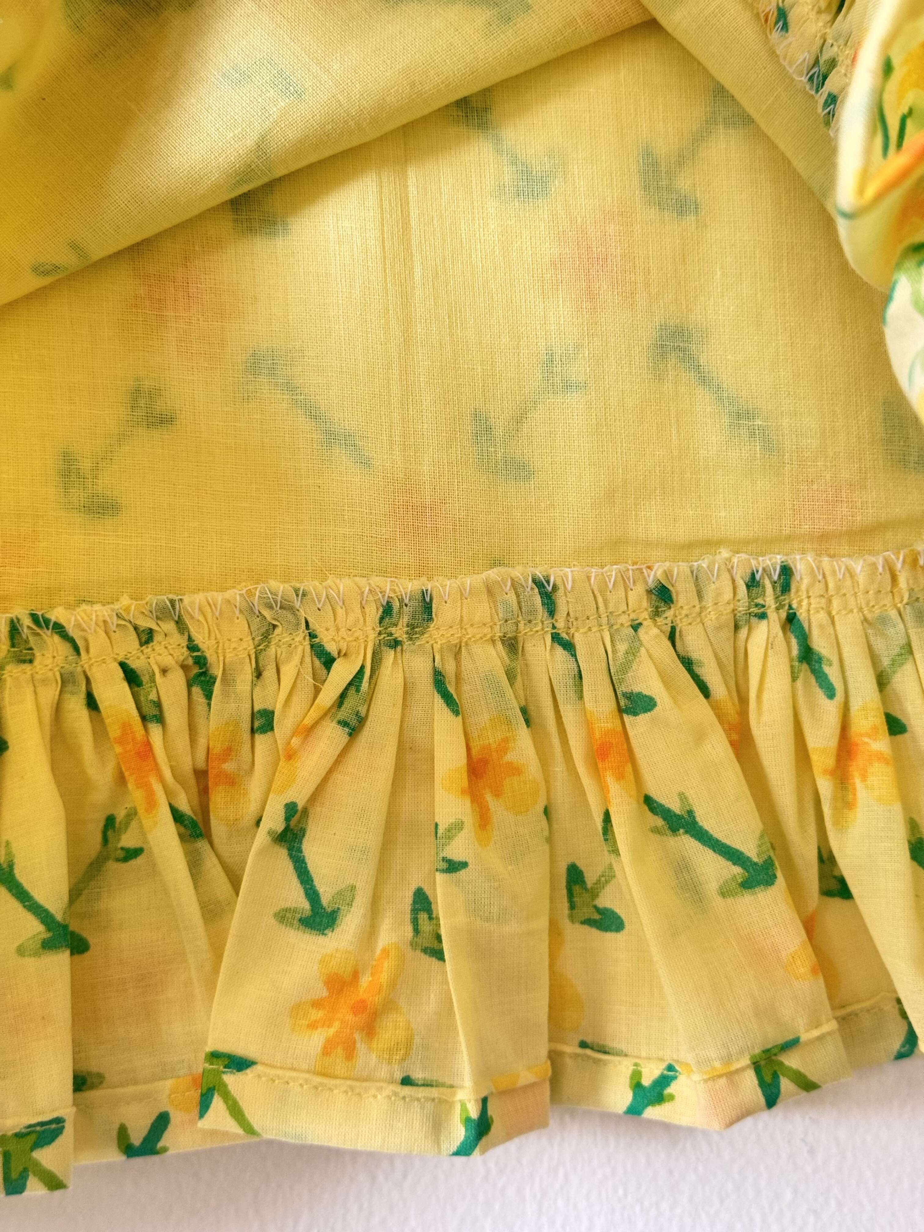 Sunshine A-Line Floral Print Dress