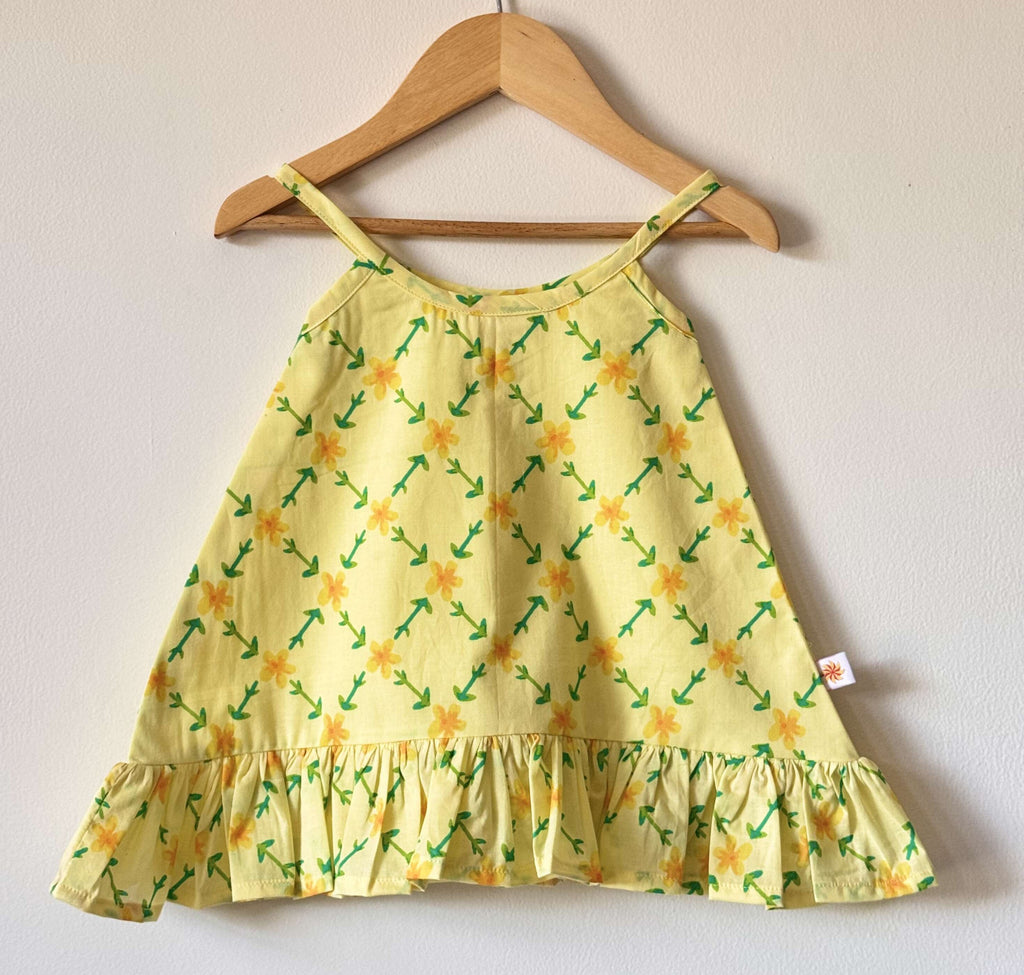 Sunshine A-Line Floral Print Dress