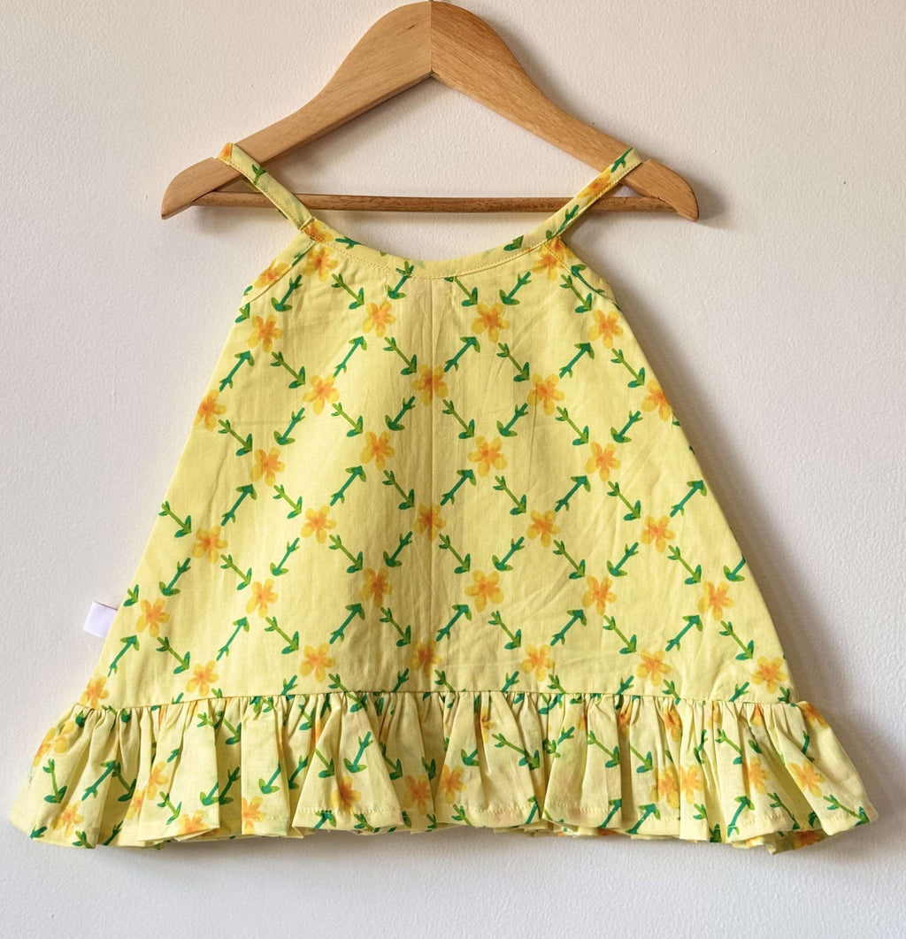 Sunshine A-Line Floral Print Dress