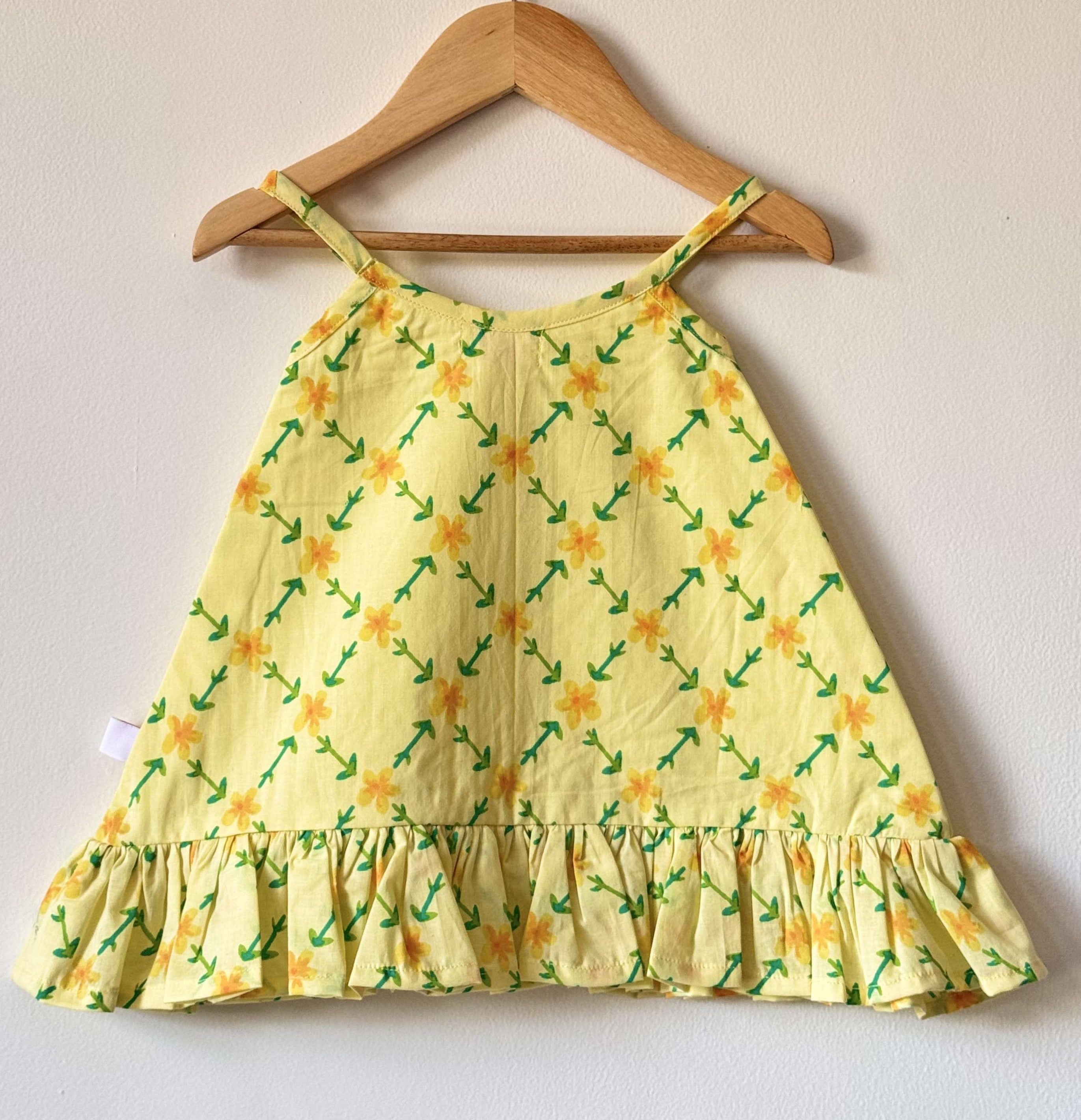 Sunshine A-Line Floral Print Dress