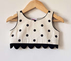 Cute Polka Dot Lehenga Choli Set