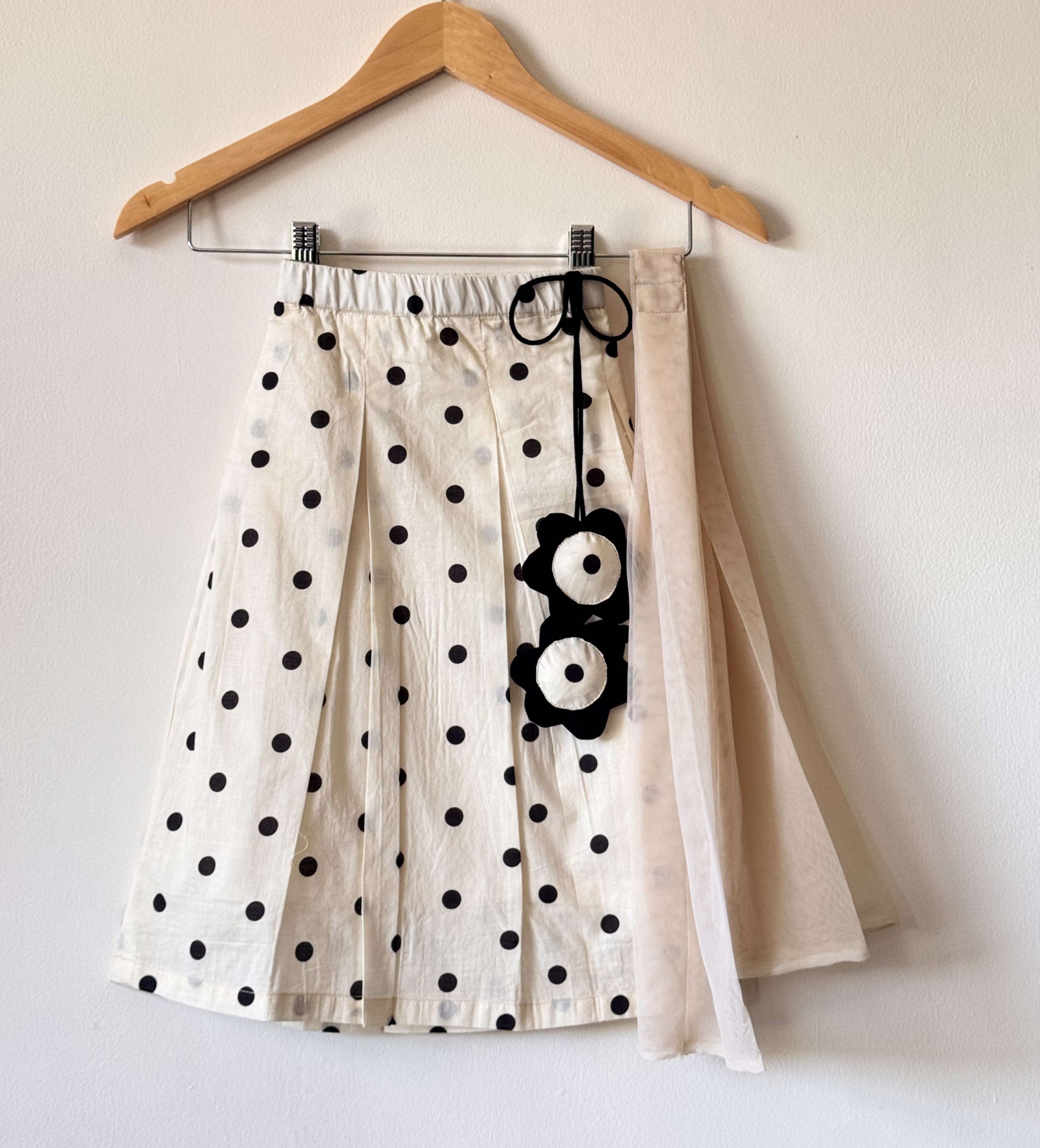 Cute Polka Dot Lehenga Choli Set