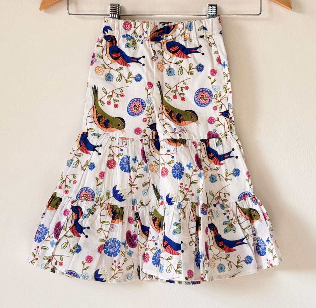 Cotton Bird Print Sharara Set