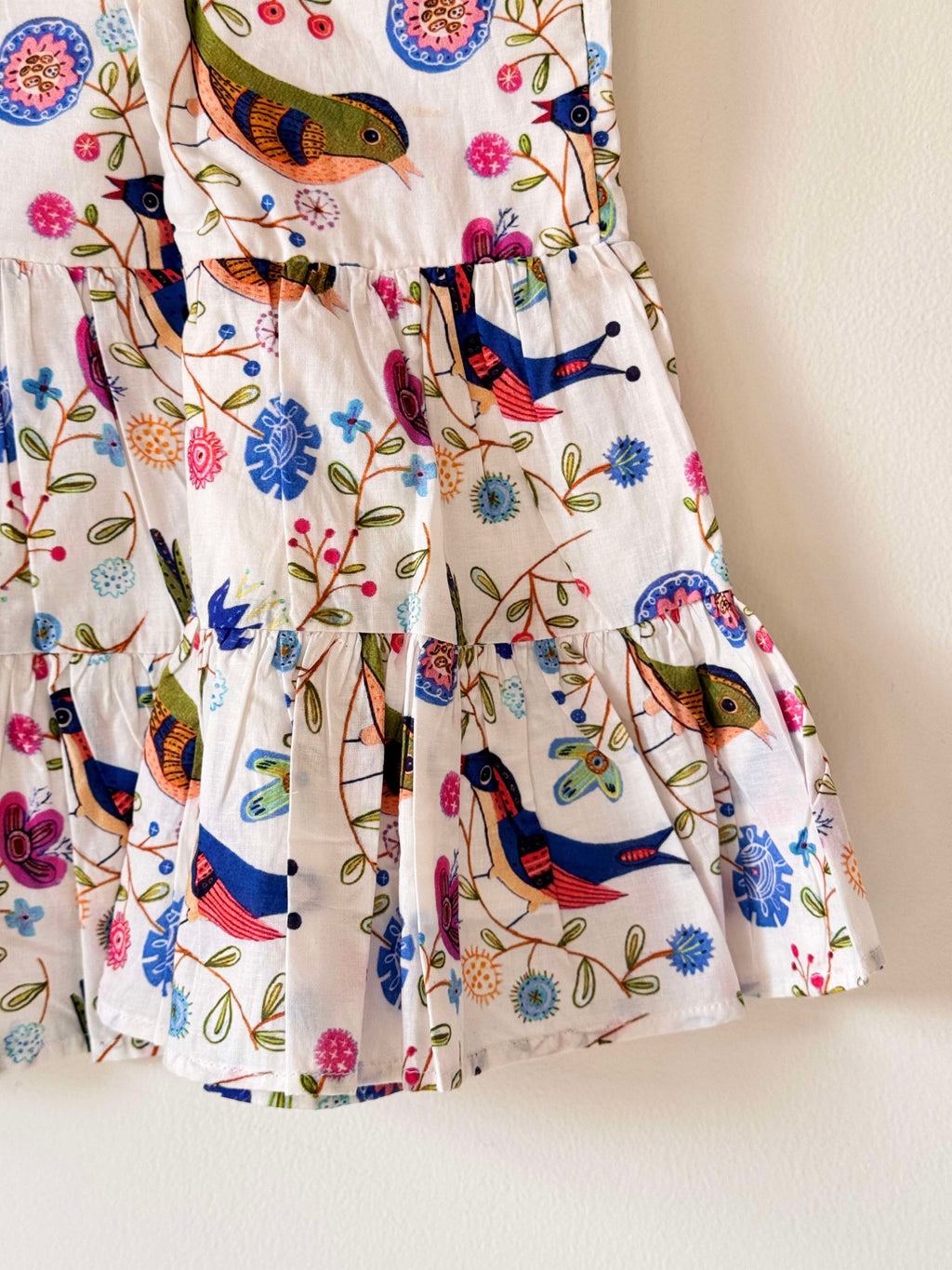 Cotton Bird Print Sharara Set