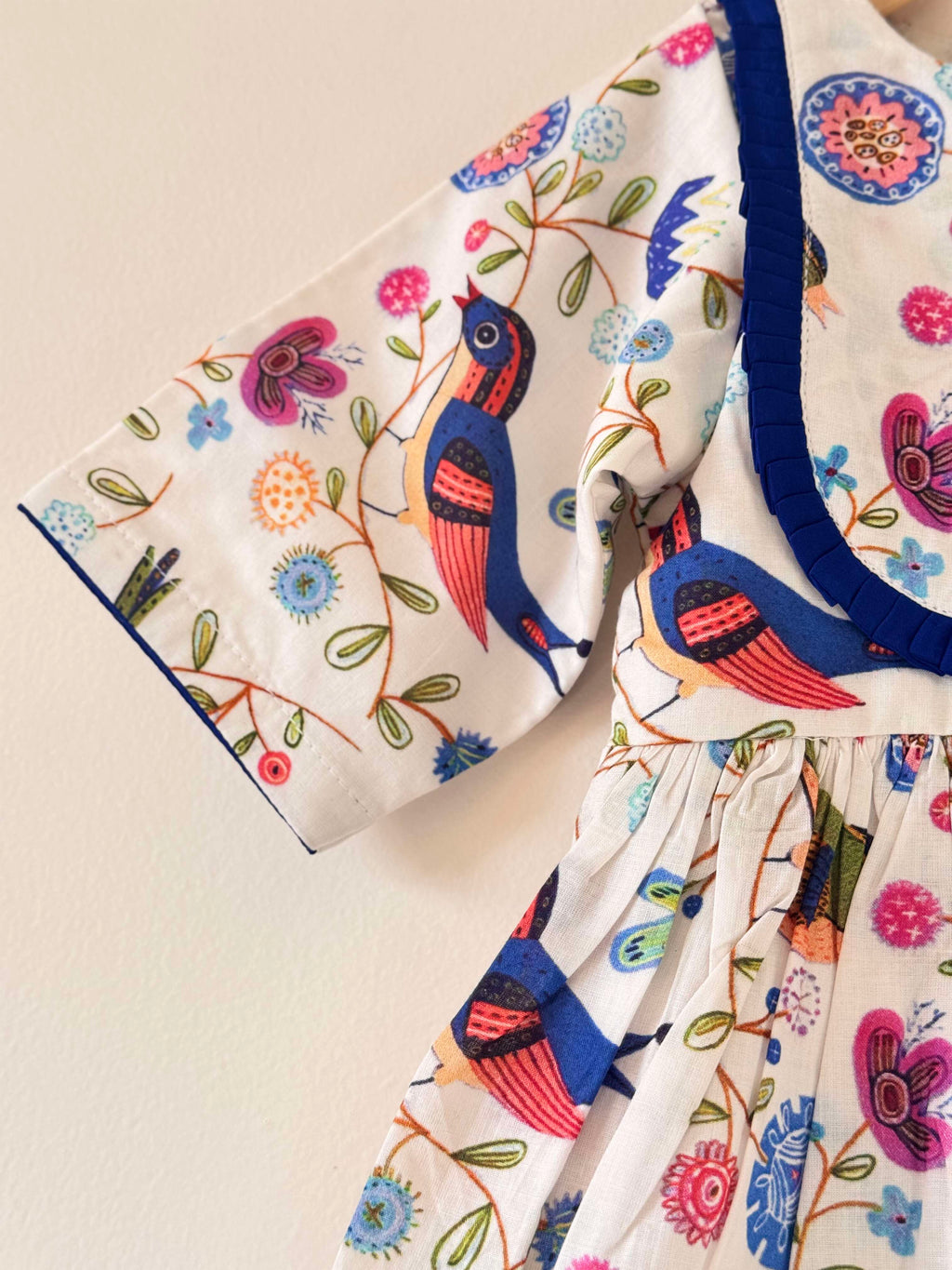 Cotton Bird Print Sharara Set
