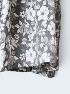 Cotton Printed Nursing & Maternity Dress with Long Puffed Sleeve