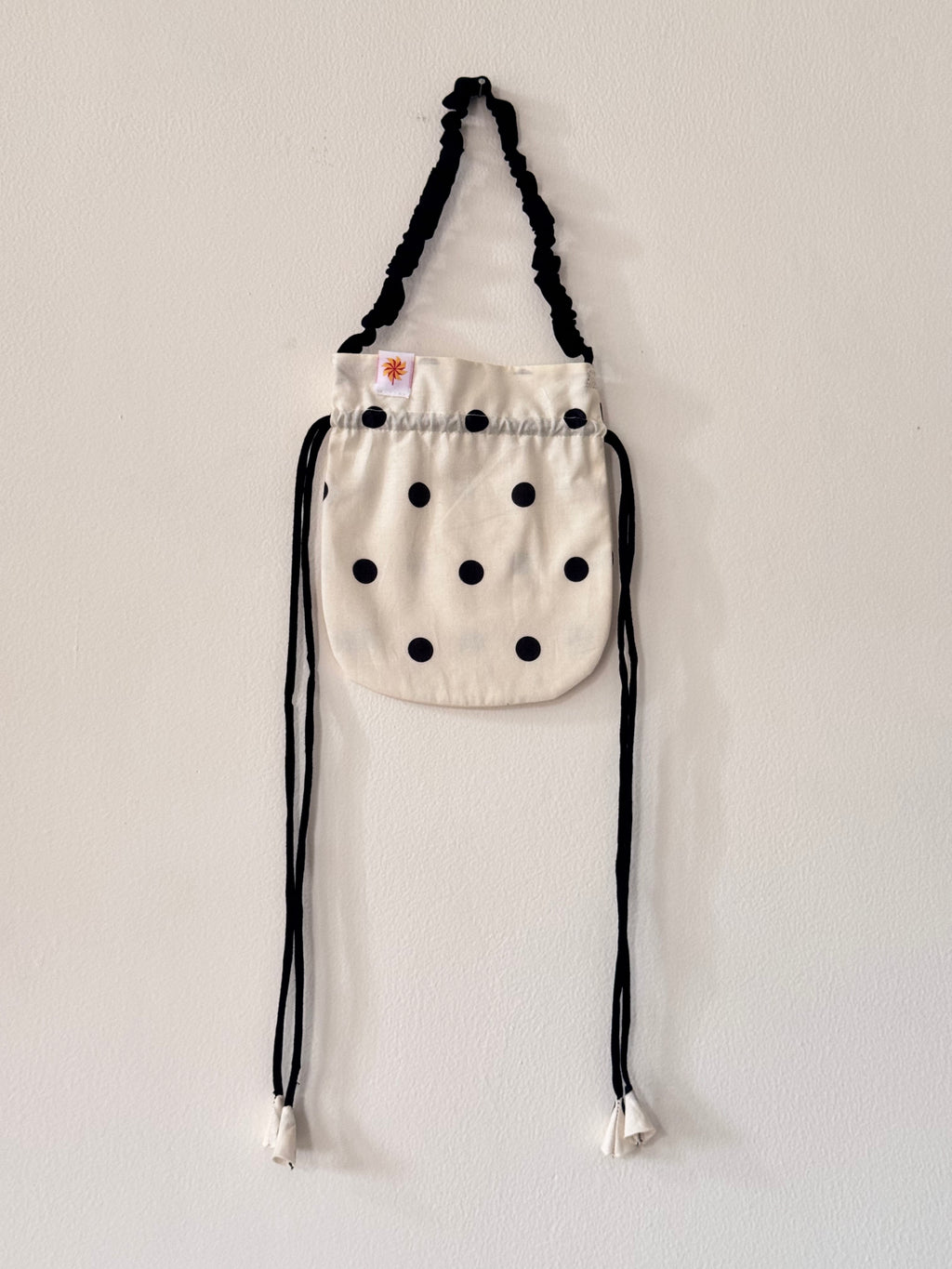 Polka Dot Potli / Drawstring Bag