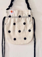 Polka Dot Potli / Drawstring Bag