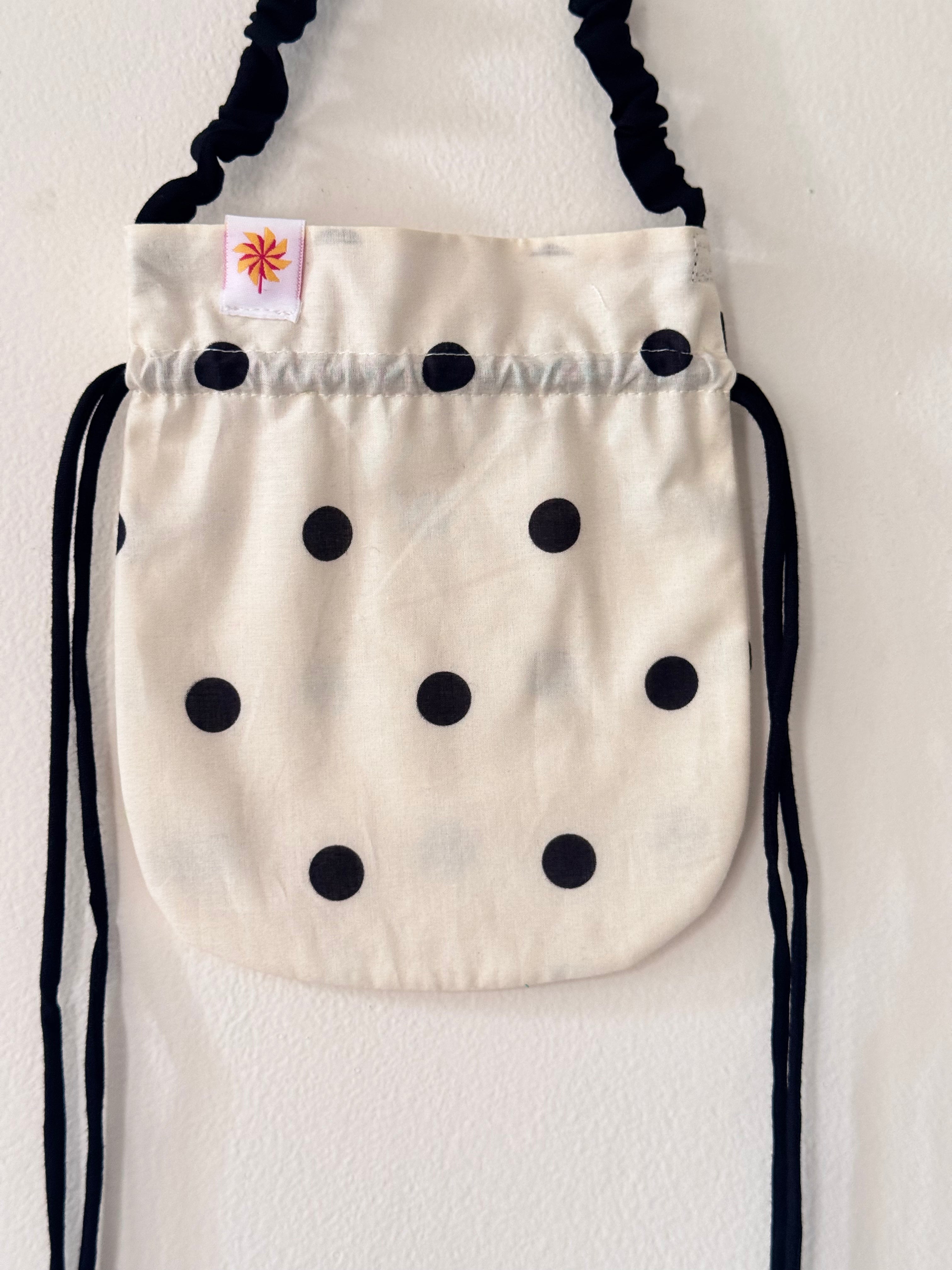 Polka Dot Potli / Drawstring Bag
