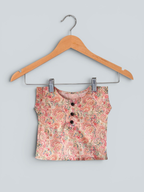 Boys Paisley Print Cotton Kurta Style Shirt
