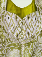 Girls Printed Cotton Kalidar Kurti & Dhoti Pants Set