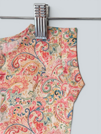 Boys Paisley Print Cotton Kurta Style Shirt
