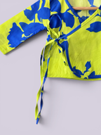 Unisex Floral Print Cotton Angrakha Baby Set (Pack Of 2)