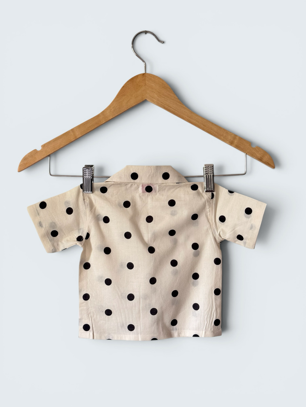 Boys Polka Dot Shirt and Shorts Cotton Set