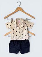 Boys Polka Dot Shirt and Shorts Cotton Set