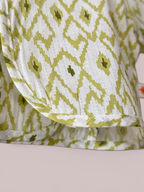 Unisex Geometric Print Cotton Angrakha Baby Set (Pack Of 2)