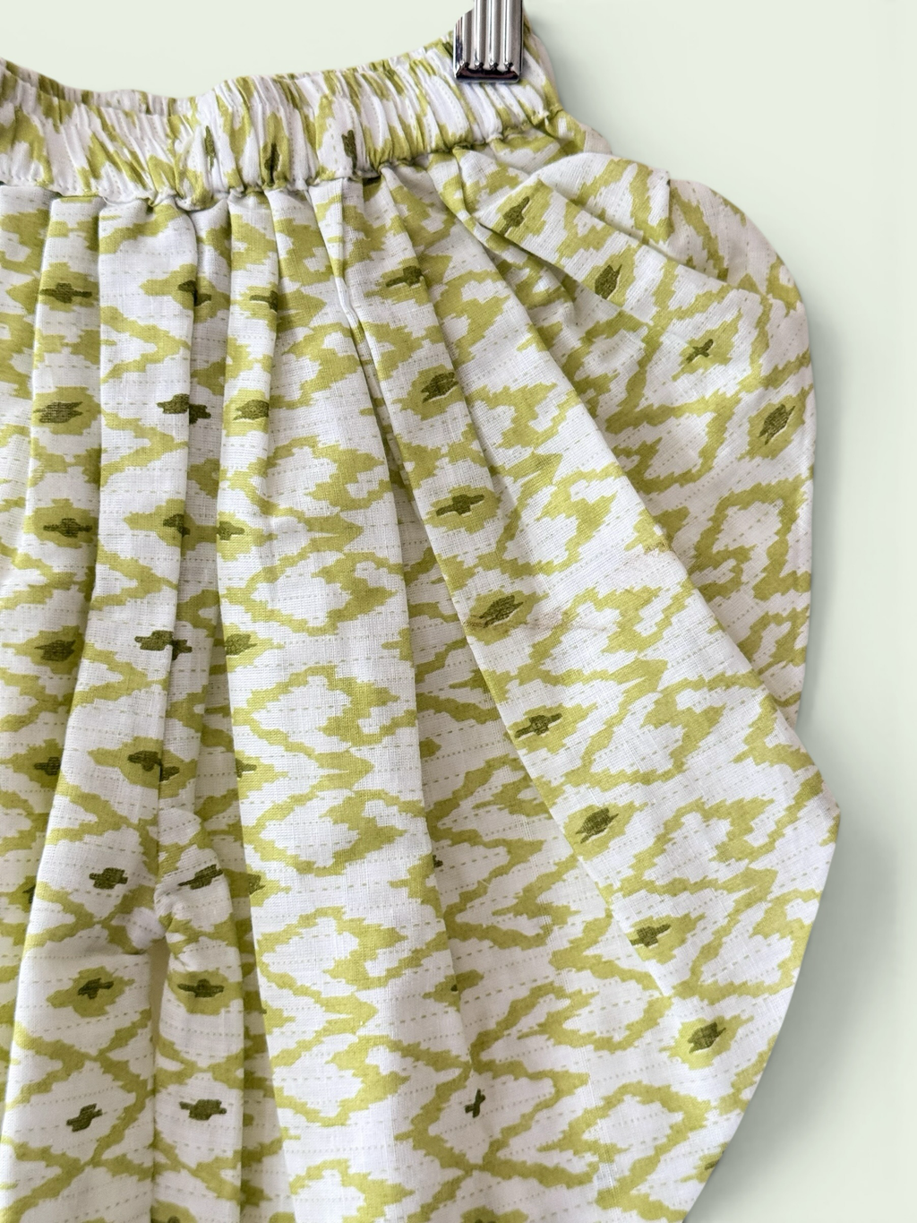 Girls Printed Cotton Kalidar Kurti & Dhoti Pants Set